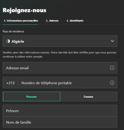 Comment ouvrir un compte sur Bet365