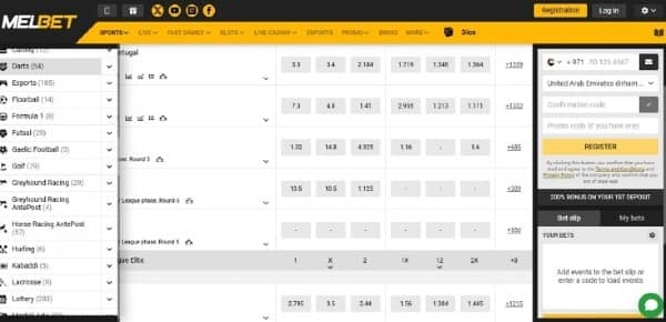 Check odds on Melbet
