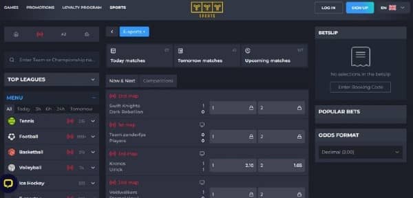 Check odds on YYY Sports